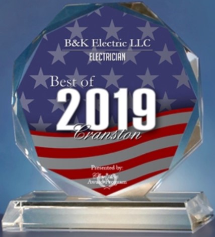 B & K Electric, LLC was awarded the eleectrician 2019 Best of Graston Award
