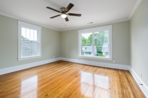 Bright Room With Ceiling Fan